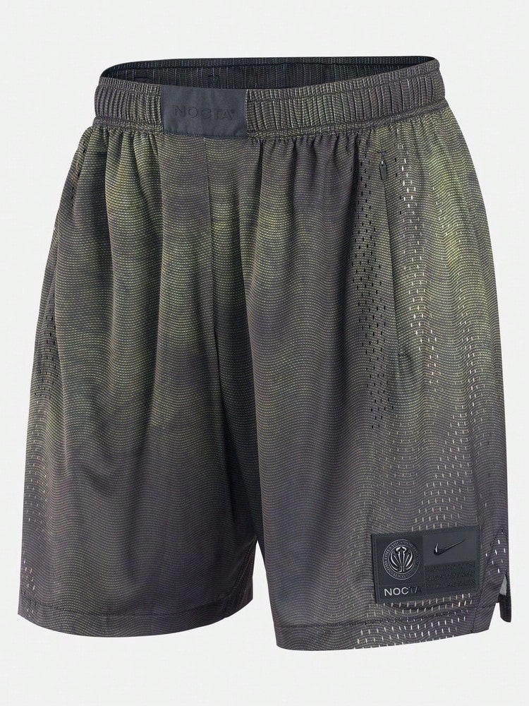 Nike Men's Elastic Waist Knit Shorts - Green - View 1