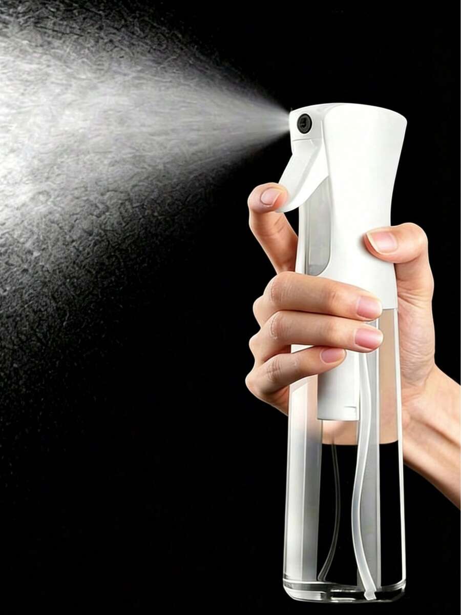 1pc 2026 New Continuous Fine Mist Spray Bottle, Multi-Purpose Handheld Sprayer For Hair, Facial Toner, Alcohol, Plants, Home Cleaning, Portable Liquid Container, Bathroom Daily Care, Summer Holiday Travel Essential Decorative Accessory