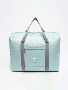 Thickened Upgraded Travel Mobile Business Travel Storage Bag, Large Capacity Luggage, Portable Foldable Luggage Storage Bag, Trolley Crossbody Bag, Round Label Luggage Bag, Trolley Suitcase, Foldable Travel Bag, Airplane Bag, Moving Packing Bag, Clothing Storage Bag, Travel Essential, Clothing Storage Bag. - Multicolor - View 12