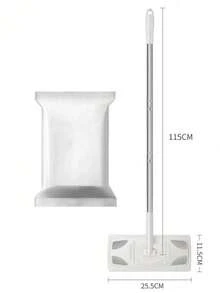 特大號平板拖把與水桶套組，附可重複使用拖把布，不鏽鋼材質，適用於臥室、廚房、客廳與牆面清潔，女性禮物，廚房配件，家居用品 - 新款 超划算 - 查看 10