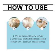 Pet Anti-Tangle Cleaning Smoothing Fluffy Care Spray, No-Rinse Detangling Spray For Dogs - 100ml - View 3