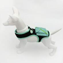 狗狗牽繩背心胸背帶，適用泰迪、柴犬、小型與中型犬，防逃脫胸背帶，適合戶外散步 - 彩色 - 查看 17