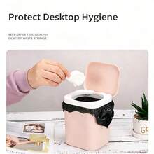 100/200/400pcs Disposable Mini Trash Bags, Small Plastic Garbage Bags, Leak-Proof Durable, Effective Odor Control, Suitable For Office, Car, Kitchen, Bathroom, Home, Living Room, Dormitory And More - A - View 9