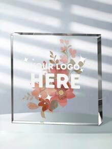 Customized Acrylic Plaque, Personalized Your Logo Acrylic Plaque, Business Logo, Customize Your Picture, Custom Logo Plaque Gift, Suitable For Desk Decoration - Multicolor - View 7