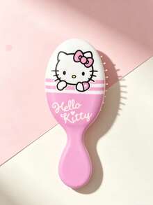SANRIO 1pc Mini Air Cushion Cartoon Printed Comb, Cute Printed Comb, Suitable For Any Hair Type, Portable And Compact Air Cushion Comb For Travel - Multicolor - View 7