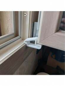 2pcs Door And Window Stoppers | Durable Anti-Collision Buffer Strips And Track Lock Set, For Balcony Partition, Ventilation And Privacy Protection | Easy To Install, Suitable For Patio Doors, Bedroom Essentials | Home Gift - Door and Window Wedges - View 10