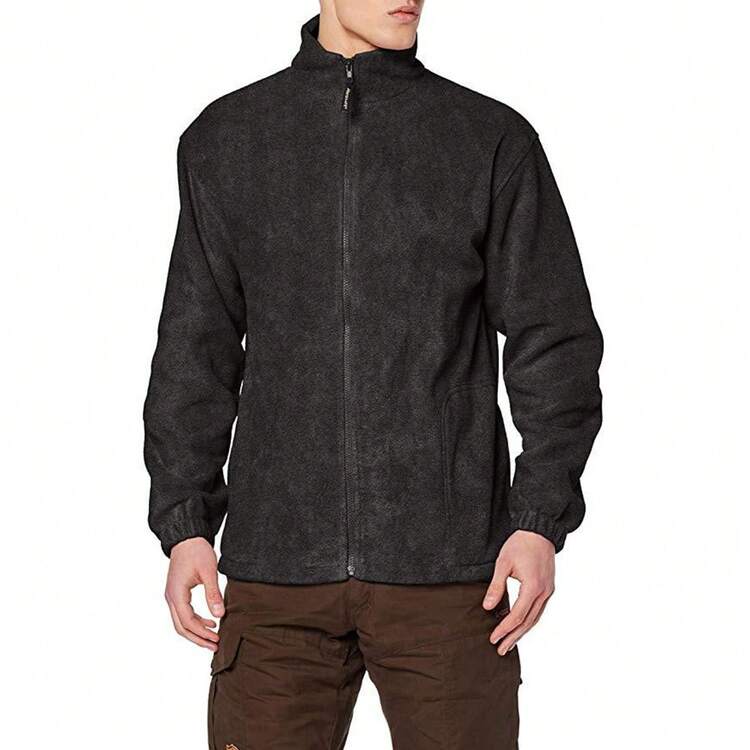 Result Mens Full Zip Active Fleece Anti Pilling Jacket - Black - View 2
