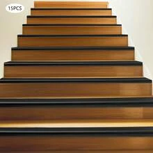 15pcs Stair Edge Protector Stair Corner Trim Strips Step Edge Trim - Black - View 2