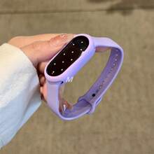 1 Strap + 1 Silicone Protective Case Combo, High Aesthetic Watch Band, Elegant & Exquisite, Comfortable & Breathable Silicone Strap Design, Suitable For Xiaomi 10/9/8 Sizes, Quick Detachable Buckle Design, Supports NFC Version Sharing, High Cost-Performance, Couple Watch Band Accessories - Multicolor - View 15