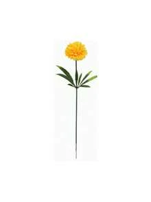 1/6 Pcs Artificial Flowers , Faux Flower Stems, Silk Artificial Flowers, For , Wedding Bouquets, Cemetery Wreaths, DIY Crafts - Yellow - View 13