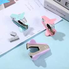 1pc Macaron Color Mini Staple Remover, Portable Office Staple Puller, Practical And Effort-Saving - Multiple Styles - View 1