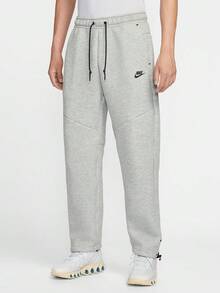 Nike Men's Drawstring Knit Sports Pants - Dark Grey - View 1