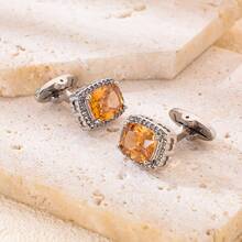 Fashionable Square Cufflinks, Elegant Business Men's Formal Accessories For Important Occasions, Father's Day Gift - 4 - View 15