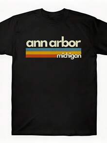 2026 Ann Arbor Michigan T-Shirtcotton T-Shirt - 1 - Visualizzare 1