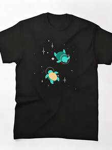 2026 Space Turtles Classic T-Shirtcotton T-Shirt - 1 - Ver 1