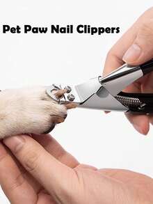Stainless Steel Pet Nail Clippers With Free Nail File, 9mm Wide Cutting Mouth Sharp Blades Non-Slip Handle Professional Dog Cat Claw Trimmer For At-Home Grooming - single hole - View 6