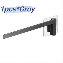 1pc Rotating Storage Iron Rack, Self-Adhesive Towel Rack, Suitable For Kitchen, Countertop, Cabinet, Bathroom - Multicolor - View 10