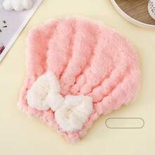 1 pieza/Toalla para el cabello súper absorbente, secado rápido del cabello húmedo, diadema, gorro, toalla de baño, toalla para cabello largo, adecuada para mujeres con cabello grueso. - Multicolor - View 9