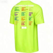 FIFA World Cup 2026 ™     World Cup Bracket Tee - Unisex - 螢光綠 - 查看 2