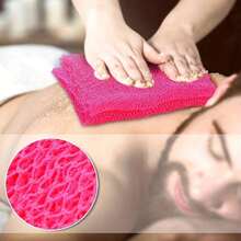 2pcs African Net Sponge Exfoliating Bath Balls, Facial Bath Net, Ghana Sapo Scrub Cloth, Long Bath Back Brush For Smooth Skin - A - View 4