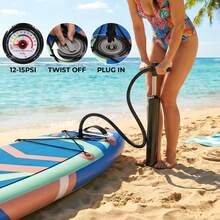 Stand Up Paddling Board 305cm Adults Inflatable Stand Up Paddle With All Accessories, For All Skill Levels, 200kg Load Capacity For 2 People - 青藍色 - View 6