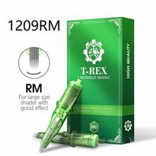 T-REX 紋身針盒 20入 一次性矽膠專業消毒圓墊 兼容針式紋身機手柄 - 綠色 - 查看 14