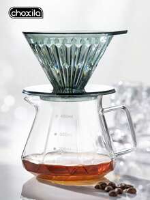 可重複使用咖啡滴濾器 樹脂咖啡濾網 新款透明杯 慢萃咖啡配件 塑料手沖咖啡咖啡師沖煮咖啡漏斗濾杯 - 彩色 - 查看 5
