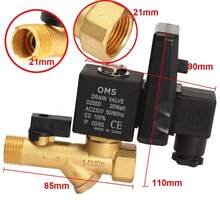 Automatic Timed Electronic Drain Valve G1/2 DN15 For Air Compressor Condensate Management AC110V - one-size - View 2