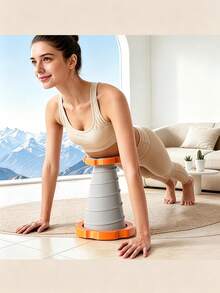 Push-Up Assist Trainer Spring-Assisted Push-Up Stand Home Fitness Equipment Sports Gear Standard Push-Up Training Suitable For Beginners Unisex For Yoga And Other Scenarios - Multicolor - View 5