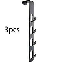 A Four-Layer Metal Hat Rack With 1 Powerful Vertical White Hat Hook, Holds Bags, Clips, Scarves, Hats, Keys And More, Over-Door Storage Organizer For Entryway, Closet, Hallway, Space-Saving Home Organizer, Perfect Mother's Day Gift - Black - View 11