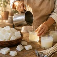 1 KG Of Malaysian Paraffin Plus For Making All Types Of Candles (Matte White Color) - 1kg - View 2