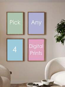 4pcs/Set Poster Kanvas Foto Tanpa Bingkai yang Dipersonalisasi, Dekorasi Rumah, Hadiah Kreatif yang Disesuaikan, Dekorasi Dinding Seni Kanvas yang Disesuaikan, Bagikan Kenangan Favorit dan Momen Paling Berharga Anda, Hadiah untuk Teman dan Keluarga, Dekorasi Hari Valentine - MultiWarna - View 5
