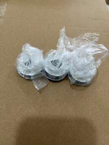 3/8pcs Plastic Bathroom Kitchen Sink Overflow Cover Ring Replacement, Round Drain Cover, Sink Accessories Decorative Overflow Cover Mesh Round Cover Silver Home Bathroom Decor Autumn Decor Back To School Season, Christmas - Silver - View 11