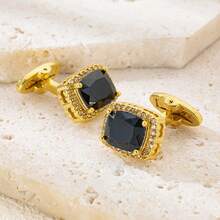 Fashionable Square Cufflinks, Elegant Business Men's Formal Accessories For Important Occasions, Father's Day Gift - 4 - View 13