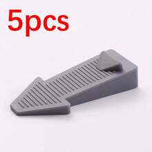 5PCS Door Stoppers For Floor Bottom, Non-Slip Door Wedges, Stackable Door Stoppers, Prevent Door Bottom Scratches, Suitable For Home/Office, Adjustable Height Door Stoppers, Applicable For Bathroom/Balcony Doors - Door Stop - View 2