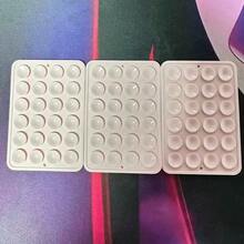 3件/2件/1件 多功能矽膠吸盤手機支架墊 – 單面背膠壁掛式貼紙,通用於大多數手機,適用於居家與戶外攝影 - 彩色 - 查看 16