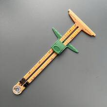 1/2件 吋尺 5合1縫紉縫線尺量規 拼布絎縫裁縫尺 尺寸輔助尺 鋁塑滑動量規 沙烏地阿拉伯國慶日（無公分刻度）母親節禮物 - 芥末黃 - 查看 16