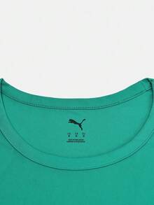 Puma Men's Soccer Other Series Short Sleeve T-Shirt Woven Collarless Short T 70613205 - Green - View 3