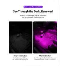 Touch Control Portable Car Dome Light, High-Bright Multi-Function LED, USB Rechargeable, No Drilling Easy Install, Upgrade Car Interior, Perfect For Decoration & Gift - 多色 - 查看 4