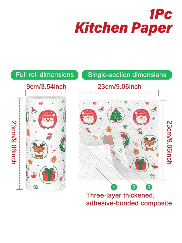 Christmas Kitchen Paper Towels - Snowman And Reindeer Cleaning Towels Xmas Kitchen Tissue Highly Absorbent Hand Towels For Holiday Kitchen Business Resturant - Christmas a - View 8