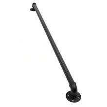 Three-Section Metal Stair Handrail Pipe Diameter 32mm - Black - View 9