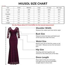 MIUSOL Elegant Women's V Neck Full Lace High Slim Mermaid Hem Maxi Dress, Sweetheart Neckline With 3/4 Sleeves, For Formal Evening Party, Wedding Guest - 白色 - 查看 7