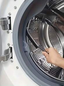 1pc Washing Machine Drain Tray (Drip Tray For Lint Filter Cleaning), Plastic Material, Effectively Prevents Laundry Room Floor Overflow, Can Be Used For Bathroom Water Storage, Multi-Functional Washing Machine Drain Accessory, Washing Machine Outlet Cleaning Organizer, Washing Machine Cleaning Accessory, Random Color - Multicolor - View 11