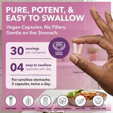 Intimate Rose Myo-Inositol And D-Chiro Inositol Supplement For Women, 40:1 Blend With Vitamin D3 And Ashwagandha, 360 Vegan Capsules (Pack Of 3) - 3 - View 6