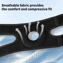 1PC Adjustable Compression Elbow Brace, Elbow Pad, Double Extend Straps, Breathable Mesh Fabric, And Circular Gaskets For Stable Arm Stabilization. Elbow Support For Tennis, Baseball, Badminton, Gymnastics, Golf - Multicolor - View 8