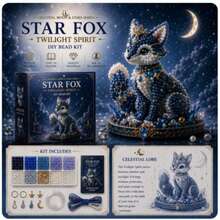 Moon Star Owl Bead Weaving Craft Set, Beginner Friendly For Table Ornament & Holiday Gifting - Multicolor - View 5
