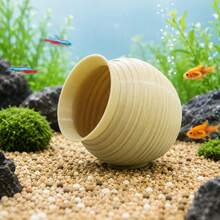 1件 3D列印迷你水族魚棲身處，多孔魚類躲藏洞穴附沉底座，適合繁殖與休息，適用於鬥魚、小型熱帶魚與蝦缸景觀裝飾配件 - 查看 4