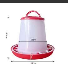 Automatic Chicken Feeder And Waterer Set, Large Capacity Poultry Feeding And Watering Equipment, Anti-Spill Feeder And Water Trough Supplies, Suitable For Chickens, Quails, Pigeons, Ducks And Farm Birds - Multiple Styles - View 11