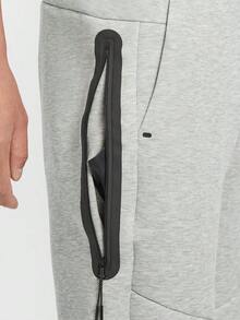 Nike Men's Drawstring Knit Sports Pants - Dark Grey - View 3