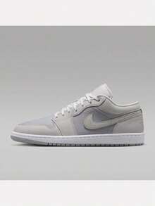 Men's AIR JORDAN 1 LOW SE Low-Top Sports Casual Shoes IO2049-100 - Grey - View 1